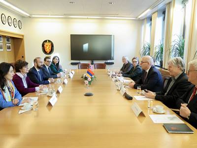 Նորվեգիան հստակ դիրքորոշում ունի ՀՀ ինքնիշխանության պաշտպանության հարցում․ Միրզոյանը՝ Նորվեգիայի խորհրդարանում