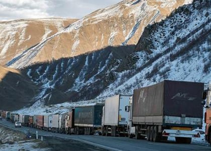 Автодорога Степанцминда-Ларс закрыта для всех видов транспортных средств