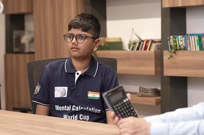 Teen boy sets 6 world math records in one day