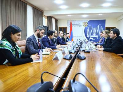 Gevorg Papoyan, Kristina Kvien discuss prospects for Armenia-US economic cooperation (PHOTOS)
