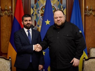 Ukraine parliament speaker expresses unconditional support for preserving Armenia's territorial integrity
