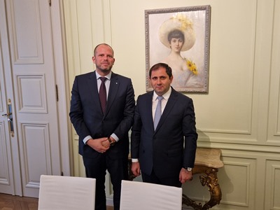Սուրեն Պապիկյանը Բելգիայի գործընկերոջ հետ քննարկել է Հայաստան-Բելգիա համագործակցությանն առնչվող հարցեր