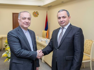 ՔԿ նախագահը և Իրանի դեսպանը քննարկել են անդրազգային հանցագործությունների դեմ պայքարում ճկուն գործակցությունը