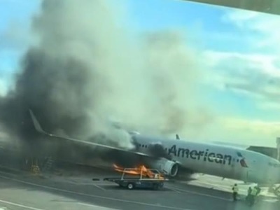 Կոլորադոյի օդանավակայանում հրդեհվել է American Airlines-ի ինքնաթիռը. Fox