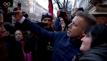 В Будапеште прошла крупная акция протеста против премьер-министра Венгрии