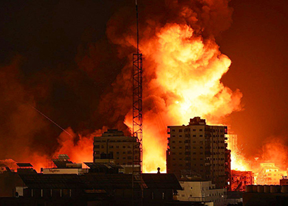 Death toll from Israel airstrikes on Gaza nears 310