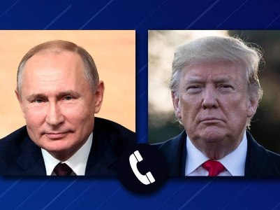 Trump and Putin begin phone talks