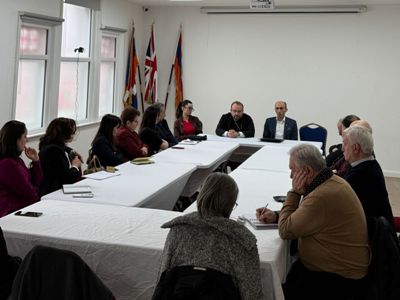 Արտակ Բեգլարյանը ջատագովության հանդիպումներ է ունեցել Մեծ Բրիտանիայի քաղաքական ու կրոնական շրջանակների հետ