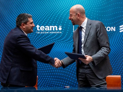 Team Telecom Armenia and Ericsson sign a MoU regarding strategic cooperation