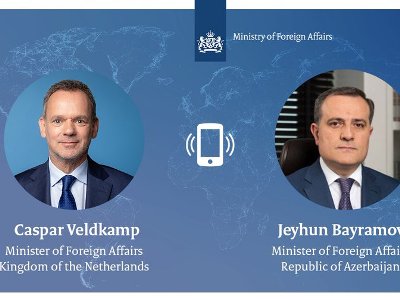 Глава МИД Нидерландов обсудил с Байрамовым согласование текста мирного договора