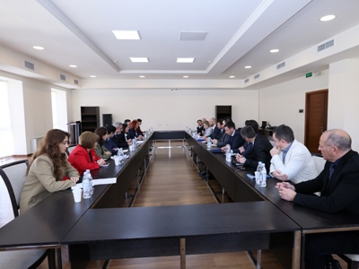 Ֆրանսիացի գործընկերների հետ քննարկվել են Ֆրանկոֆոնիայի 10-րդ մարզամշակութային խաղերի կազմակերպման հարցերը