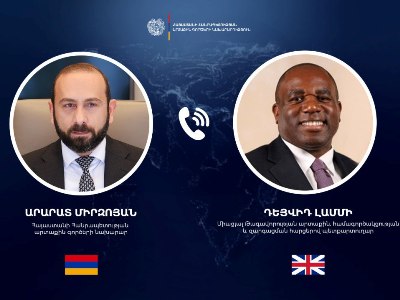 Արարատ Միրզոյանը հեռախոսազրույց է Դեյվիդ Լամմիի հետ. քննարկել են տարածաշրջանային հարցեր