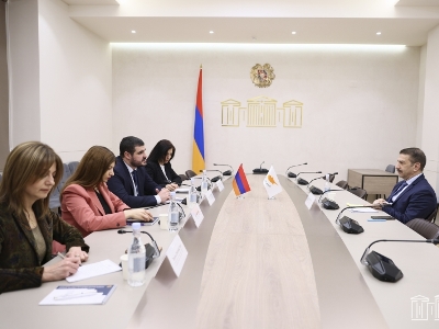 Արման Եղոյանը Կիպրոսի դեսպանի հետ հանդիպմանն անդրադարձել է տարածաշրջանային զարգացումներին