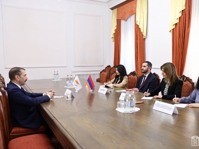 Ռուբեն Ռուբինյանը Կիպրոսի դեսպանի հետ քննարկել է տարածաշրջանային զարգացումները