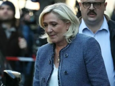 France's justice minister says he hopes Marine Le Pen's appeal will be organized “in the most reasonable time”