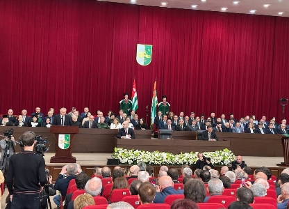 Badra Gunba officially becomes Abkhazia president