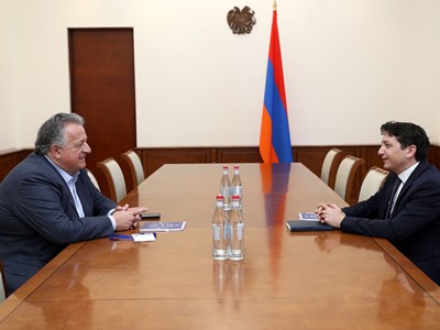 Վահե Հովհաննիսյանը Նուբար Աֆեյանին է ներկայացրել ՀՀ-ում ներդրումային միջավայրի բարելավման հնարավորությունները