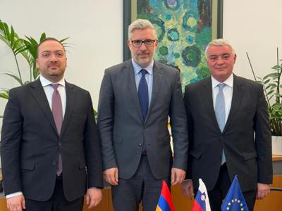 Քննարկվել են Հայաստան-Սլովենիա երկկողմ հարաբերությունների օրակարգին առնչվող հարցեր