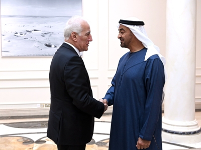 Armenia president meets with UAE colleague