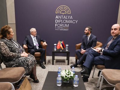 Armenia, Turkey special envoys meet on sidelines of Antalya Diplomacy Forum
