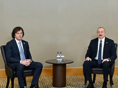 Ալիևը հանդիպում է ունեցել Վրաստանի վարչապետի հետ