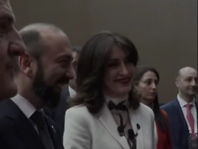 Before the Panel Discussion in Turkey, Foreign Ministers of Armenia, Azerbaijan, and Georgia held a conversation