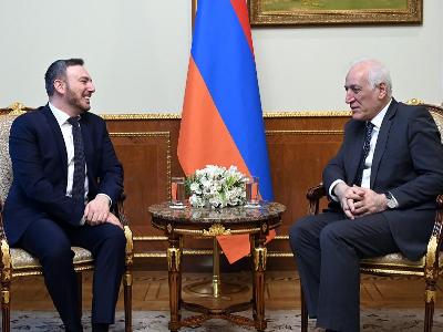 Վահագն Խաչատուրյանն ընդունել է «Եվրանեսթ» խորհրդարանական վեհաժողովի համանախագահ Սերգեյ Լագոդինսկիին