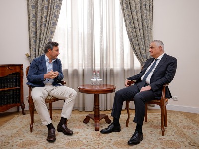 Մհեր Գրիգորյանը Մարտին Էռնեկյանի հետ քննարկել է ԱԳՆ նախկին շենքի հետ կապված ծրագրերը