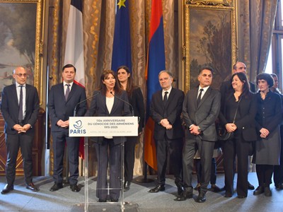 Փարիզի քաղաքապետարանում տեղի է ունեցել Հայոց ցեղասպանության 110-րդ տարելիցին նվիրված ընունելություն