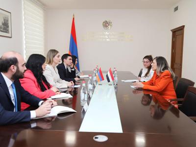 Արդարադատության նախարարը Եգիպտոսի դեսպանի հետ քննարկել է դատապարտյալների փոխանցմանն առնչվող հարցեր
