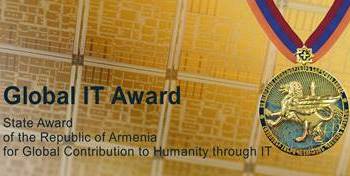 Global High-Tech Award պետական մրցանակի դափնեկիրը մայիսի 10-ին կժամանի Հայաստան