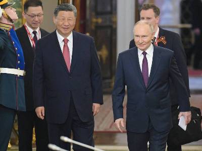Talks between Russian and Chinese presidents in Moscow lasted about 7.5 hours