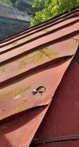 Azerbaijani Forces opened fire in the direction of Khnatsakh, resulting in damage to the roof of a residential house
