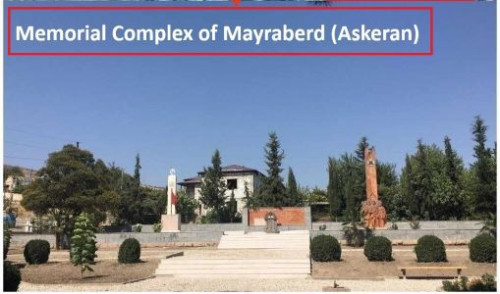 Очередной мишенью азербайджанского вандализма стал мемориальный комплекс в Майраберде (Аскеране)