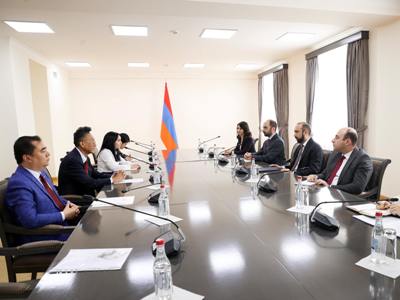 Ararat Mirzoyan: Armenia, China are at phase of considerable development of their relations