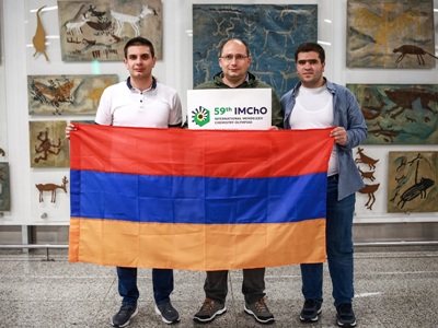 Команда Армении завоевала серебряную медаль на Международной менделеевской олимпиаде по химии