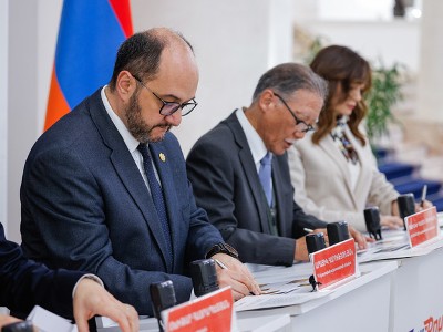 Նամականիշի մարում՝ նվիրված «Բարձր տեխնոլոգիաների ոլորտում համաշխարհային ներդրման հանար ՀՀ պետական մրցանակ»-ին