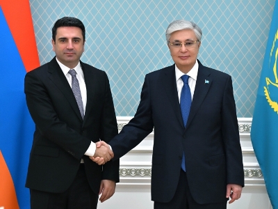 Ալեն Սիմոնյանն ու Ղազախստանի նախագահը քննարկել են տարածաշրջանային զարգացումները