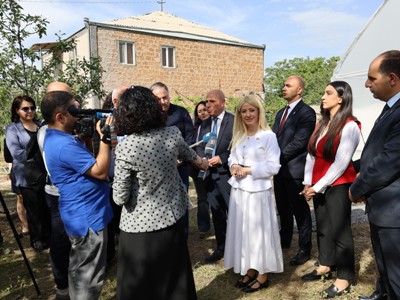 Կիպրոսի Ներկայացուցիչների պալատի նախագահ Անիտա Դիմիտրիուն Արագածոտնի մարզում էր