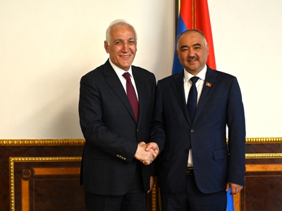 ՀՀ նախագահն ու Ղրղզստանի խորհրդարանի նախագահը քննարկել են համագործակցության խորացման հնարավորությունները