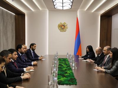 ՀՀ ԱԽ քարտուղար Արմեն Գրիգորյանն ընդունել է Մուհամմադ բին Աբդուլազիզ Ալ-Խուլեյֆիին