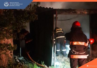 Խոշոր հրդեհ «Վանաձոր քիմպրոմի» տարածքում. Փրկարարները կանխել են հրդեհի տարածումը դեպի հարակից շինություններ
