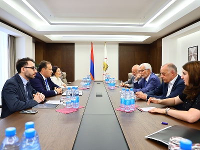 Երևանի փոխքաղաքապետ Սարգիս Մադաթյանը հանդիպել է Գերմանական կարմիր խաչի ներկայացուցիչների հետ