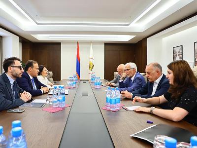 Երևանի փոխքաղաքապետը հանդիպել է Գերմանական կարմիր խաչի ներկայացուցիչների հետ