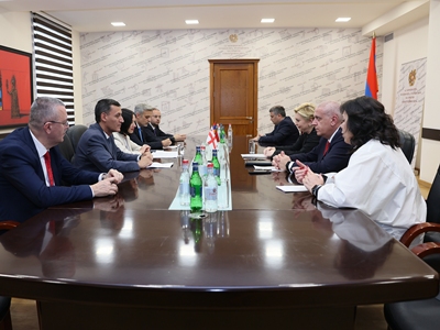 Ժաննա Անդրեասյանն ընդունել է Վրաստանի մշակույթի նախարար Թինաթին Ռուխաձեին