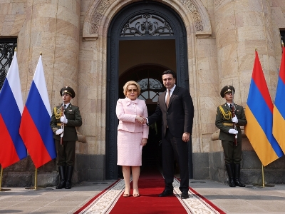 Valentina Matvienko to Armenia parliament speaker: Russia is supporter of peace, stability in the region