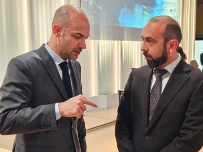 Armenia’s Mirzoyan: Pleased to meet with France FM, this time in Nice (PHOTOS)