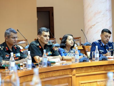 ԶՈՒ ԳՇ պետը Հնդկաստանի ազգային պաշտպանական քոլեջի պատվիրակությանն է ներկայացրել ՀՀ ԶՈՒ-ում բարեփոխումները
