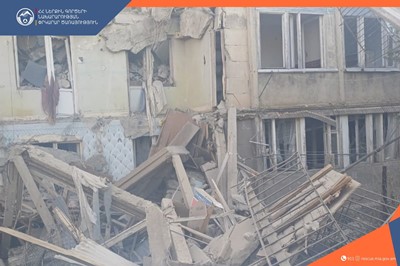 1 dead, several injured in explosion in apartment in Armenia’s Chambarak city