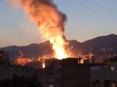 Explosions heard again in Tehran, Tabriz, and Qom